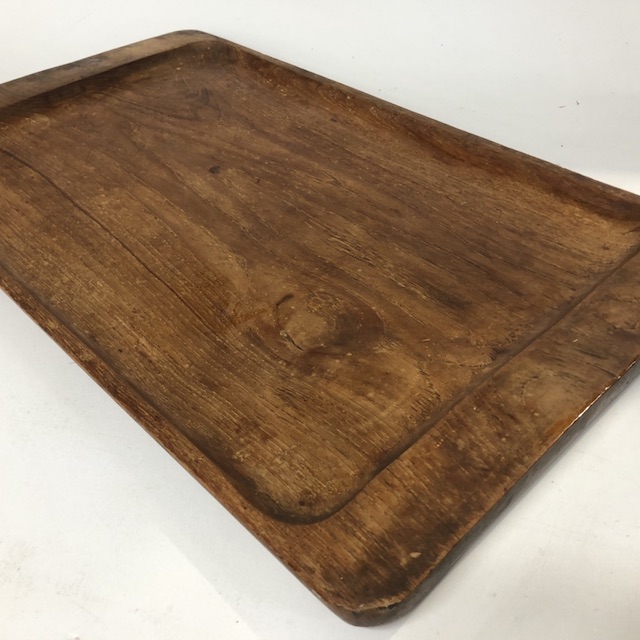 TRAY, 1970s Teak - Large